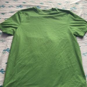 Green oversized shirt!